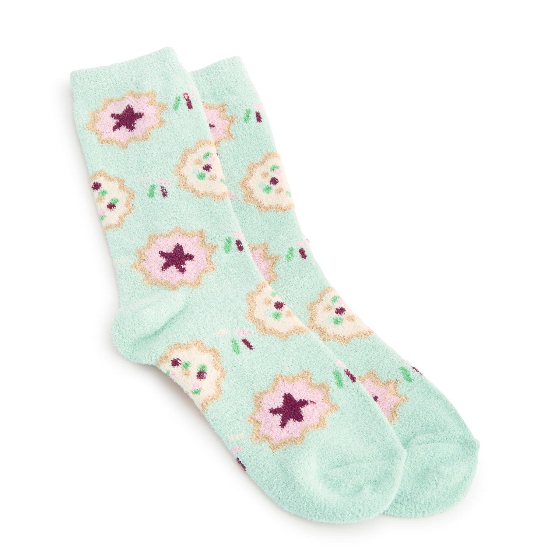 Vera Bradley Fleece Socks | Cookie Swap