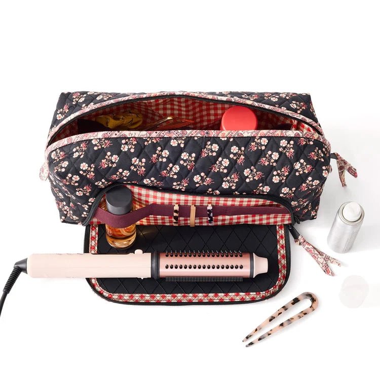 Vera Bradley Hair Care Case | Premium Cotton | Melissa Ditsy