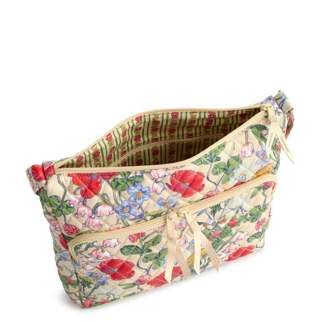 Vera Bradley Harwick Large Messenger | Premium Cotton | All the Pretty Wildflowers - Juli's Wearable Art