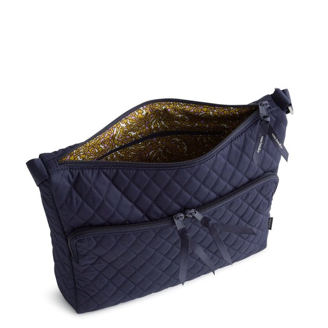 Vera Bradley Harwick Large Messenger | Premium Cotton | Peacoat - Juli's Wearable Art