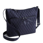 Vera Bradley Harwick Large Messenger | Premium Cotton | Peacoat - Juli's Wearable Art