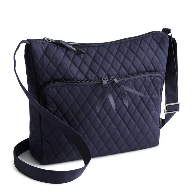 Vera Bradley Harwick Large Messenger | Premium Cotton | Peacoat - Juli's Wearable Art