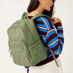 Vera Bradley Large Bancroft Backpack | Featherweight | Deep Lichen Green - Juli's Wearable Art