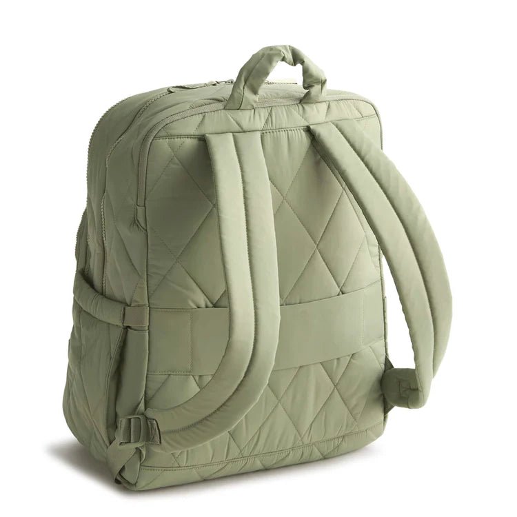Vera Bradley Large Bancroft Backpack | Featherweight | Deep Lichen Green - Juli's Wearable Art