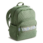 Vera Bradley Large Bancroft Backpack | Premium Cotton Vineyard Green Chambray - Juli's Wearable Art