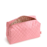 Vera Bradley Large Cosmetic Bag in Premium Cotton | Mauveglow - Juli's Wearable Art