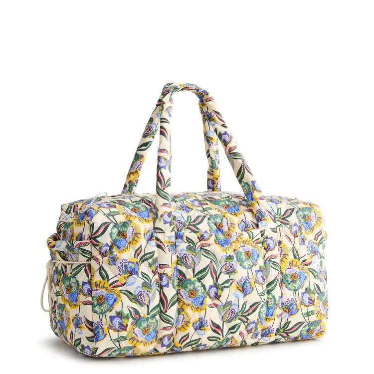 Vera Bradley Large Original Duffel Bag Featherweight | Gardenia Garden - Juli's Wearable Art