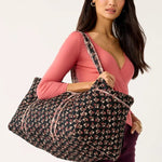 Vera Bradley Large Original Duffel Bag in Premium Cotton | Melissa Ditsy - Juli's Wearable Art
