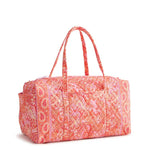 Vera Bradley Large Original Duffel Bag in Premium Cotton | Sherbert - Juli's Wearable Art
