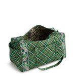 Vera Bradley Large Original Duffel Bag | Premium Cotton | Chelsea Plaid - Juli's Wearable Art