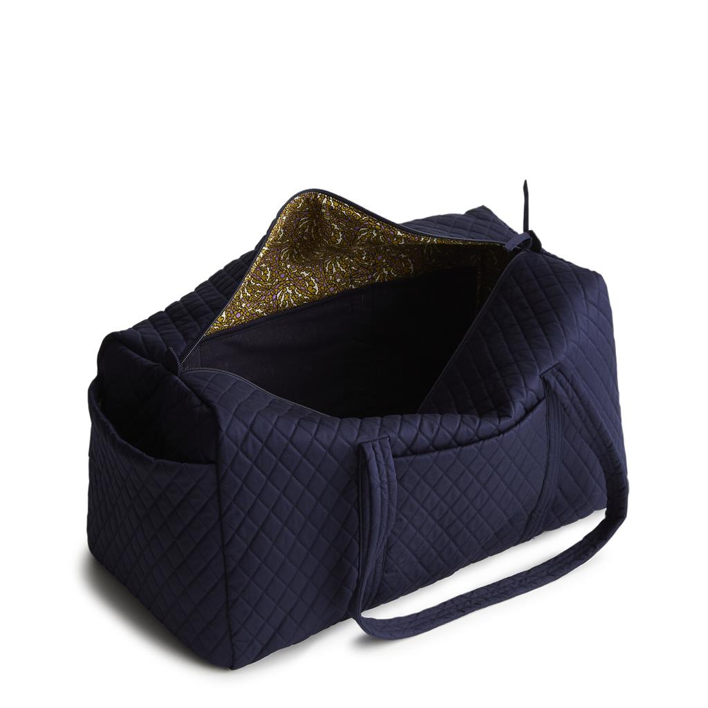 Vera Bradley Large Original Duffel In Cotton Gabardine - Peacoat