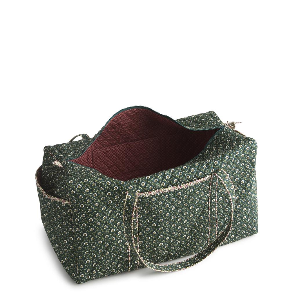 Vera Bradley Large Original Duffel in Premium Cotton - Mistletoe Lattice - Juli's Wearable Art