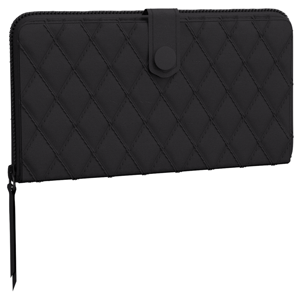 Vera Bradley Large Tab Wallet in Cotton Gabardine - Moonless Night - Juli's Wearable Art