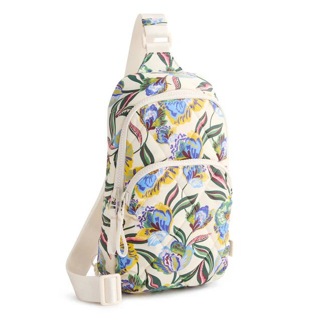 Vera Bradley Lorman Sling Backpack | Featherweight | Gardenia Garden - Juli's Wearable Art