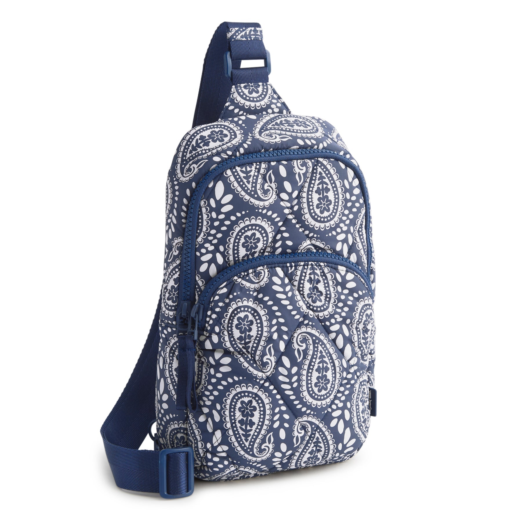 Vera Bradley Lorman Sling Backpack | Featherweight | Waves Paisley