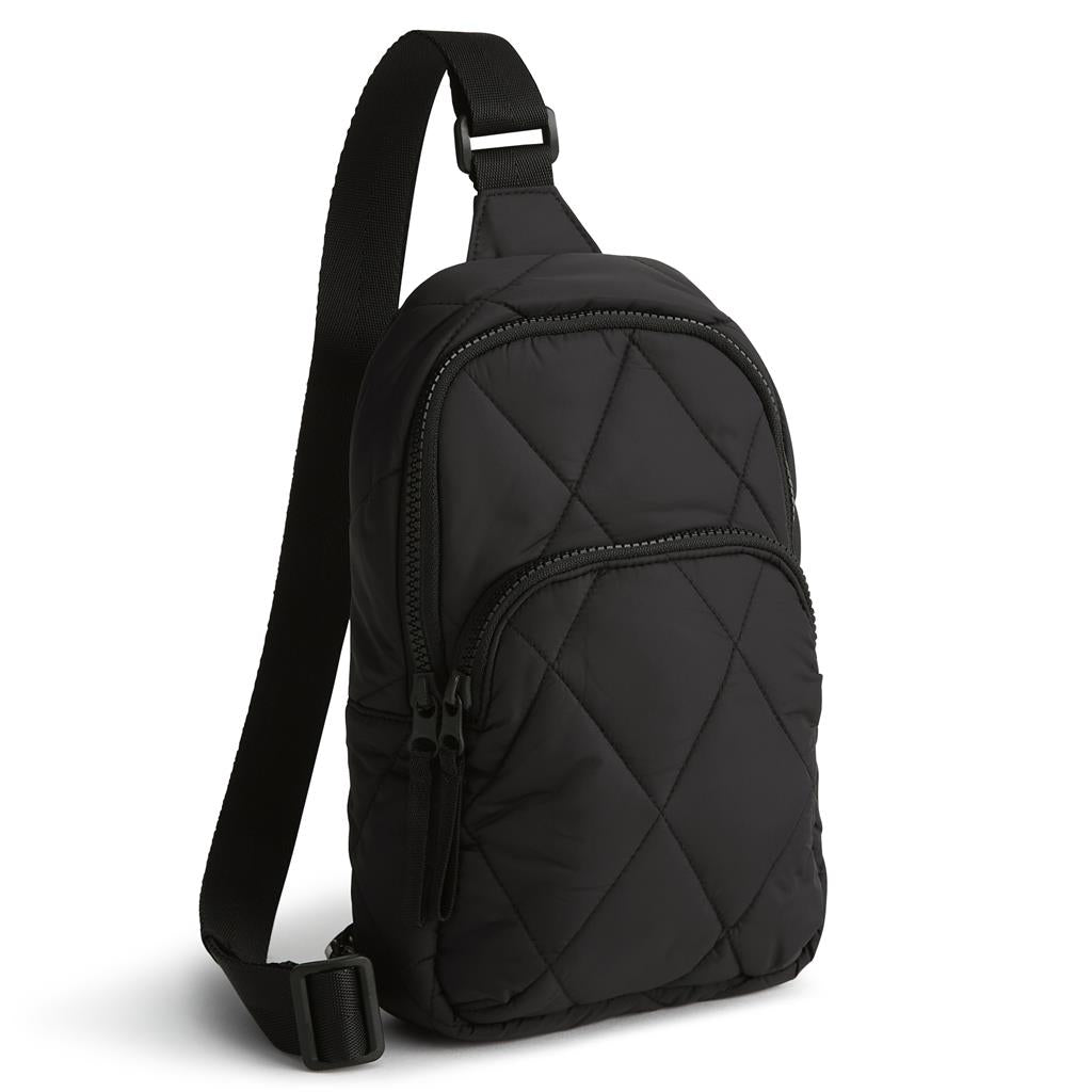 Vera Bradley Lorman Sling Backpack in Nylon - Moonless Night