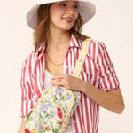 Vera Bradley Lorman Sling Backpack | Premium Cotton | All the Pretty Wildflowers - Juli's Wearable Art