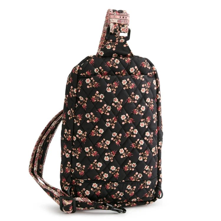 Vera Bradley Lorman Sling Backpack | Premium Cotton | Melissa Ditsy - Juli's Wearable Art