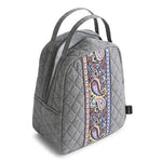 Vera Bradley Lunch Bag in Premium Cotton - Black Chambray - Juli's Wearable Art