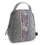 Vera Bradley Lunch Bag in Premium Cotton - Black Chambray - Juli's Wearable Art