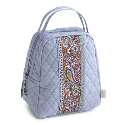 Vera Bradley Lunch Bag in Premium Cotton - Chambray - Juli's Wearable Art