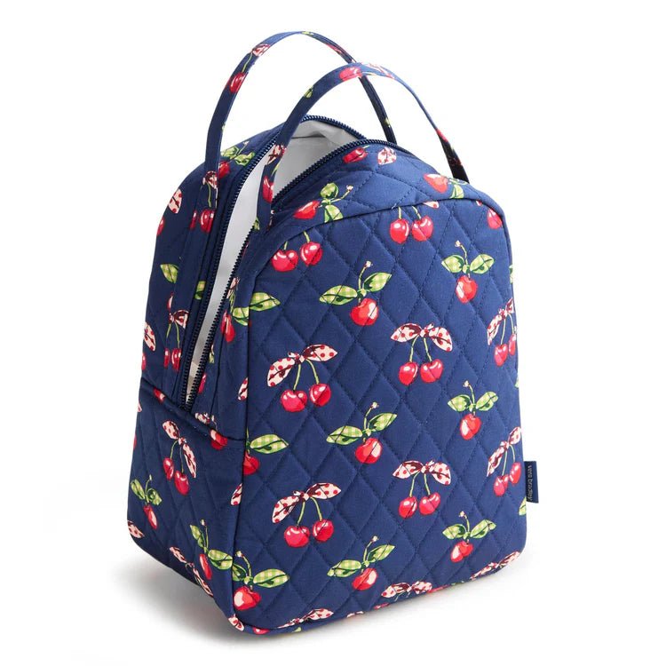 Vera Bradley Lunch Bag in Premium Cotton | Cherry Picking - Juli's Wearable Art