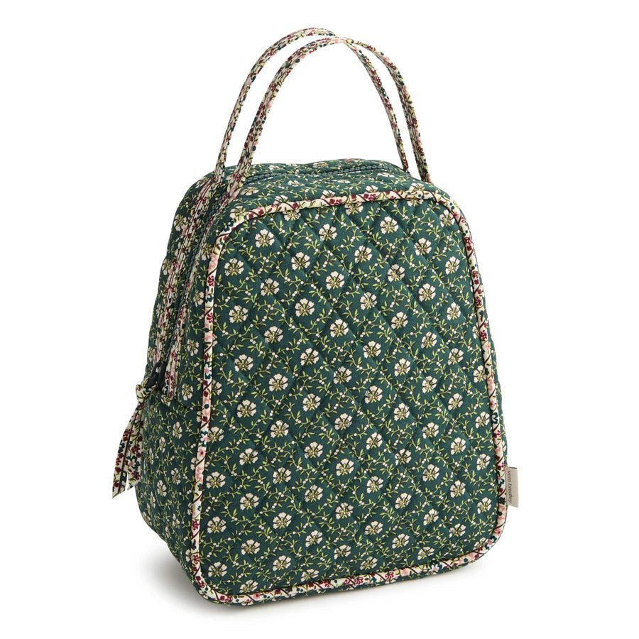 Vera Bradley Lunch Bag in Premium Cotton - Mistletoe Lattice - Juli's Wearable Art