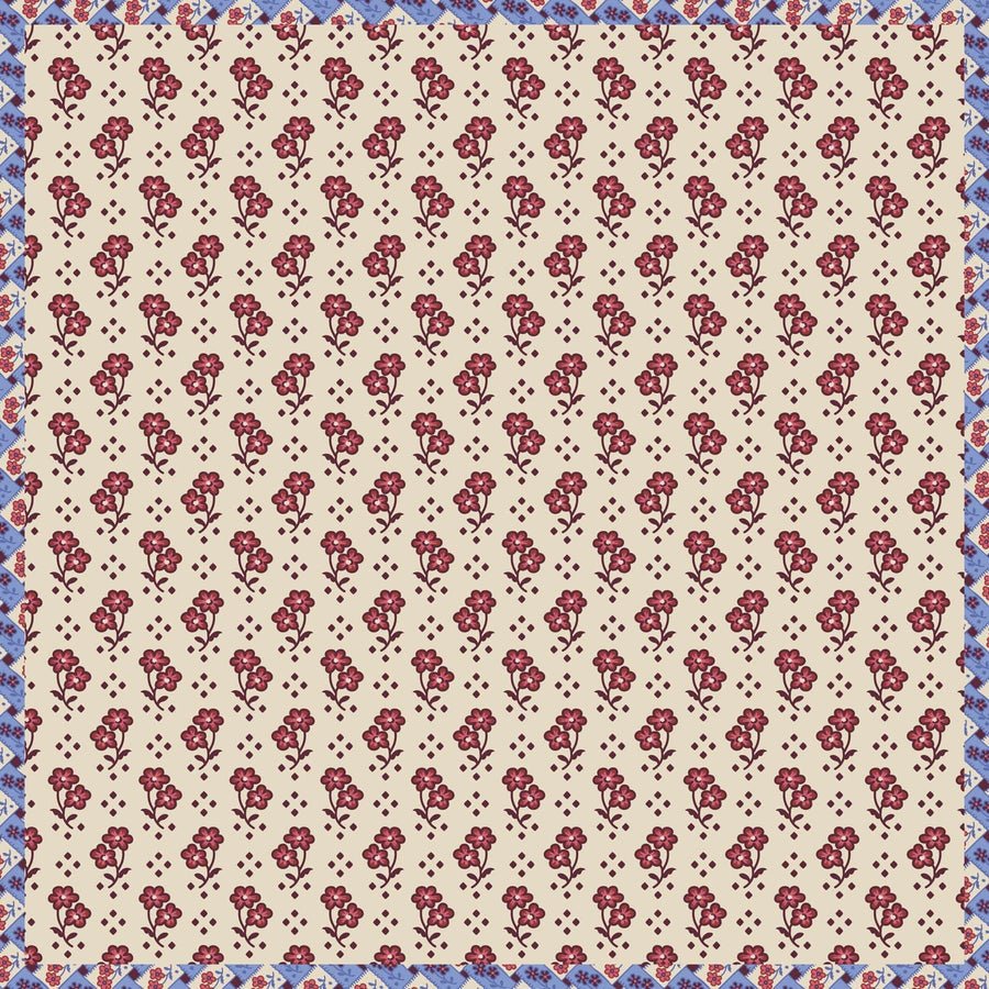 Vera Bradley Lunch Bag in Premium Cotton - Rachel Ditsy - Juli's Wearable Art