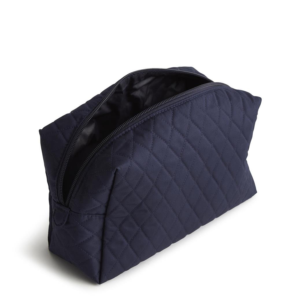 Vera Bradley Medium Cosmetic Bag in Cotton Gabardine - Peacoat