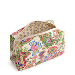 Vera Bradley Medium Cosmetic Bag in Premium Cotton | Vibrant Paisley - Juli's Wearable Art