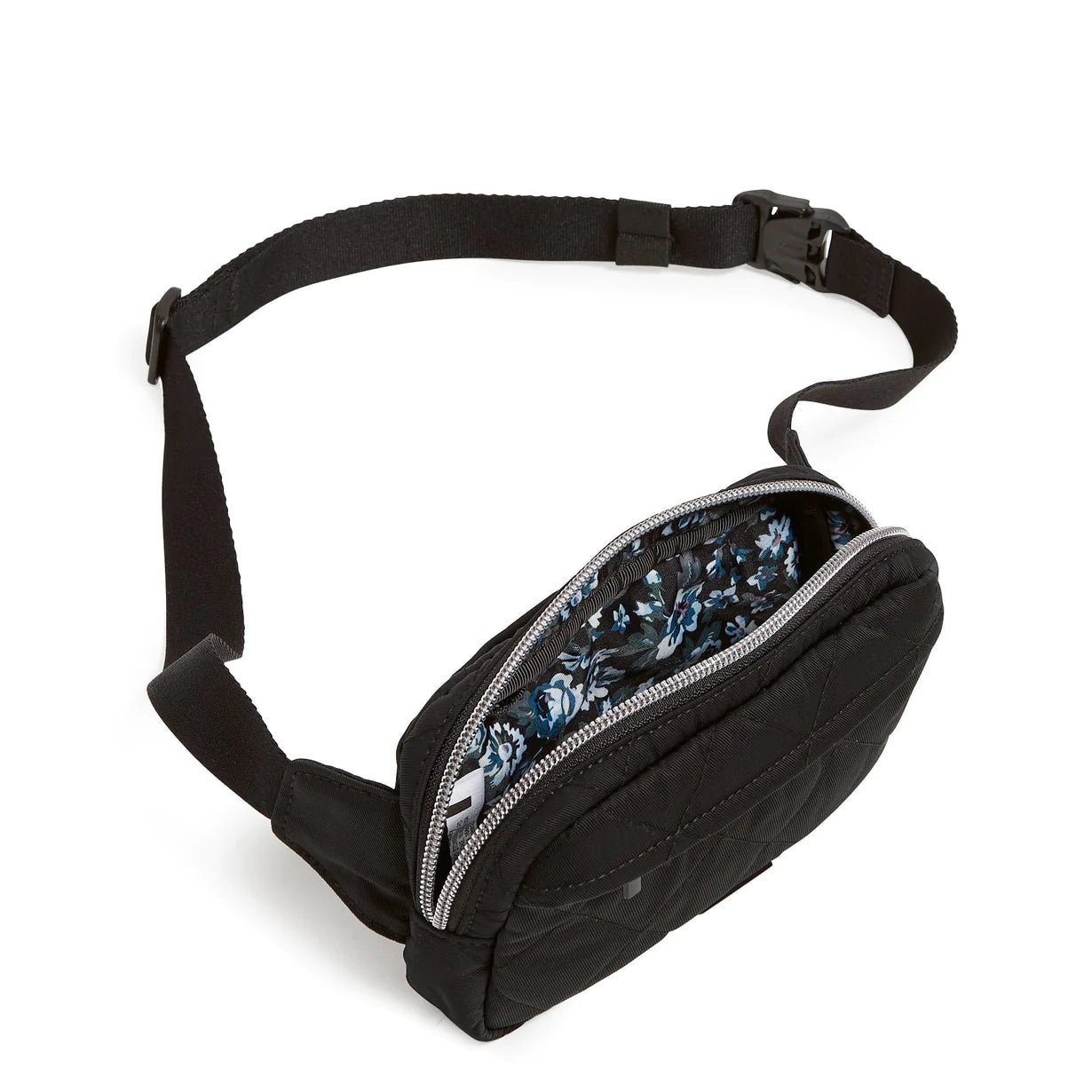 Vera Bradley Mini Belt Bag in Performance Twill - Black - Juli's Wearable Art