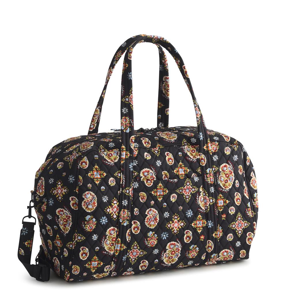 Vera Bradley Miramar Weekender in Premium Cotton - North Star Sky - Juli's Wearable Art