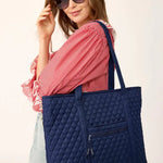 Vera Bradley Original Vera Tote | Peacoat - Juli's Wearable Art