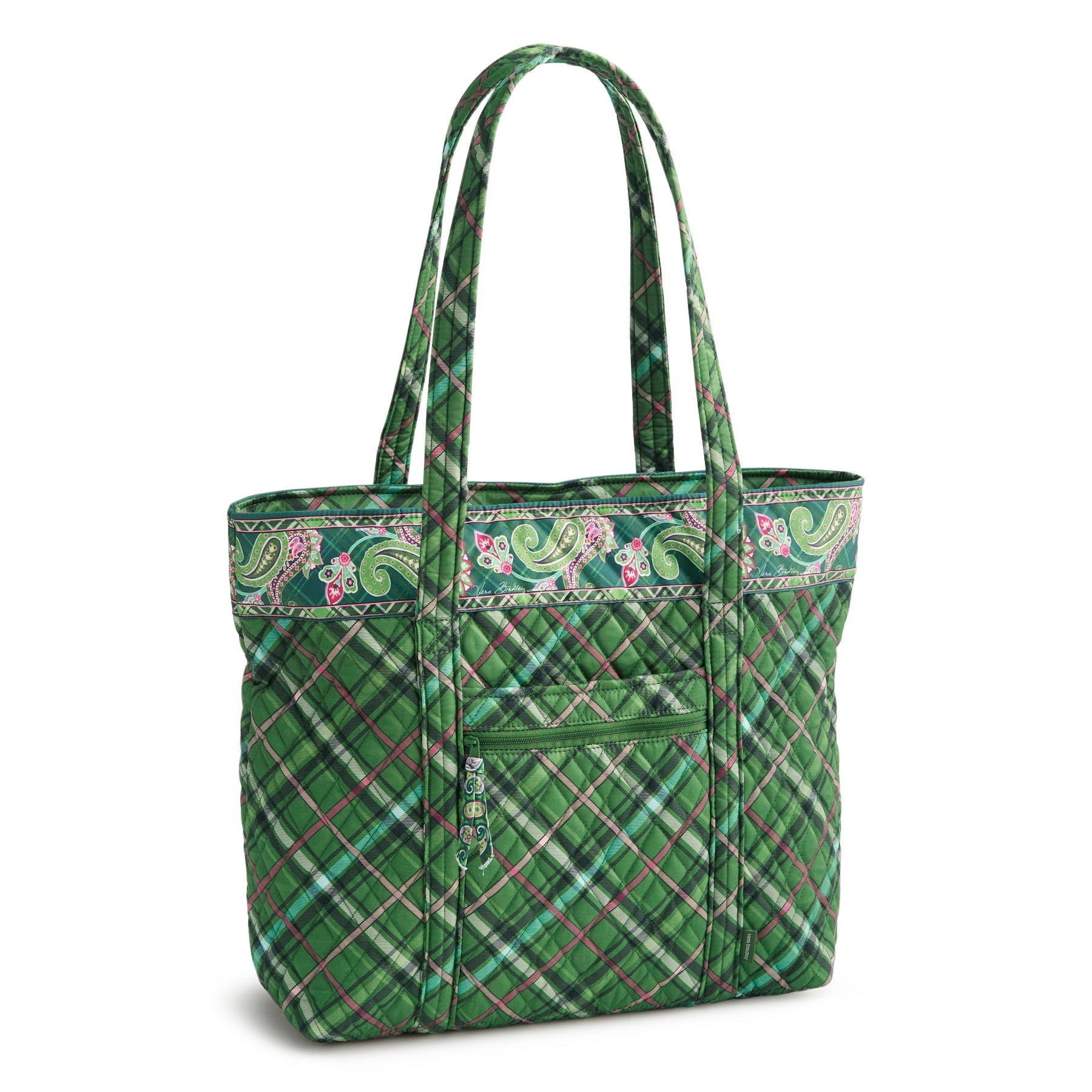 Vera Bradley Original Vera Tote | Premium Cotton | Chelsea Plaid
