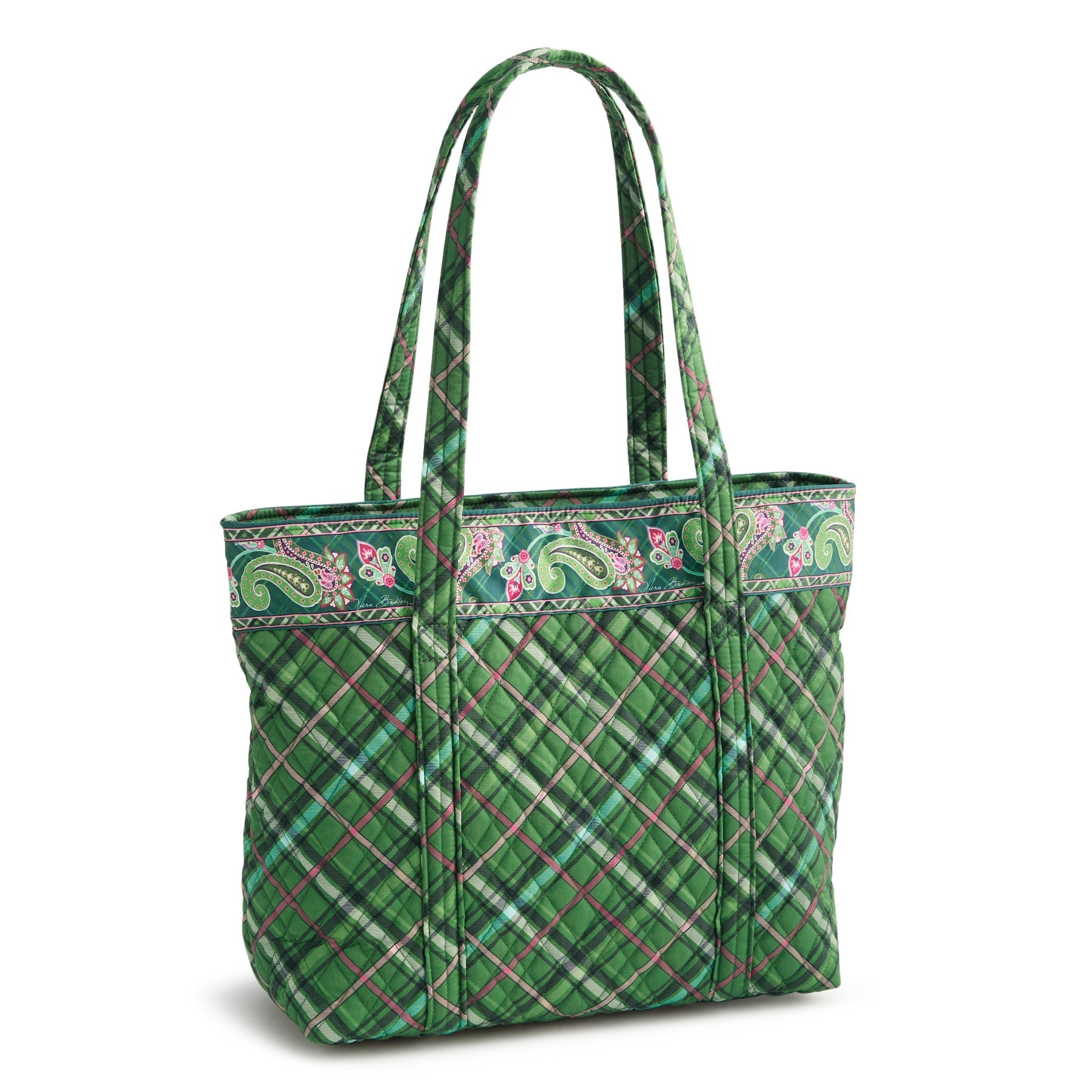 Vera Bradley Original Vera Tote | Premium Cotton | Chelsea Plaid