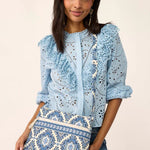 Vera Bradley Original Zip Hipster | Cambridge Blues - Juli's Wearable Art