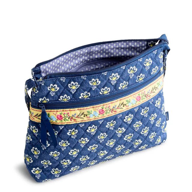 Vera Bradley Original Zip Hipster | Premium Cotton | Maison Blue - Juli's Wearable Art