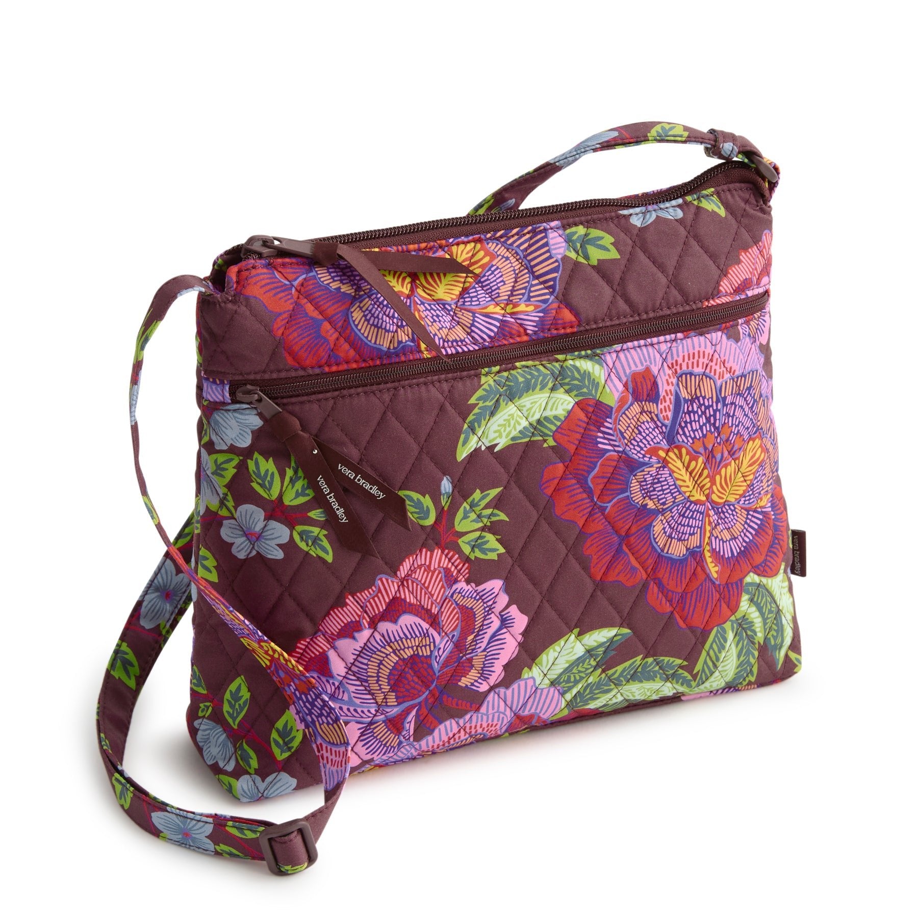 Vera Bradley Original Zip Hipster | Premium Cotton | Tapestry Blossoms