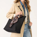 Vera Bradley Original Zip Tote Bag | Premium Cotton | Moonless Night - Juli's Wearable Art