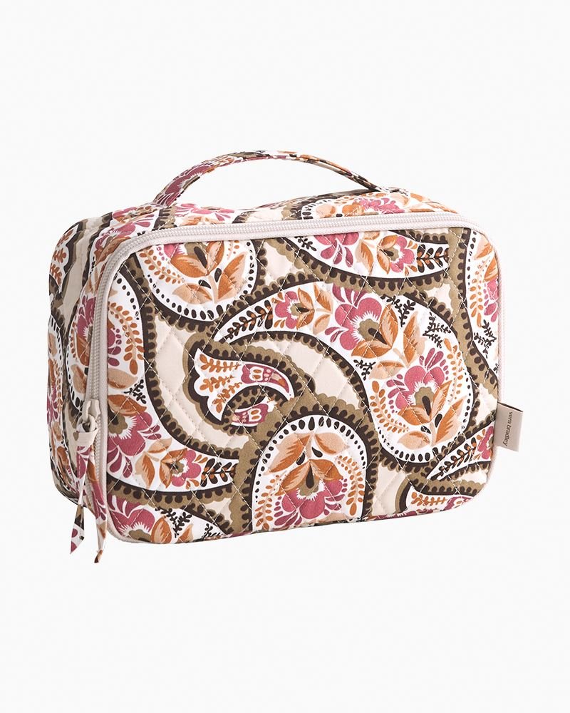 Vera Bradley Pack - Flat Lunch Bag in Premium Cotton - Blooming Paisley - Juli's Wearable Art