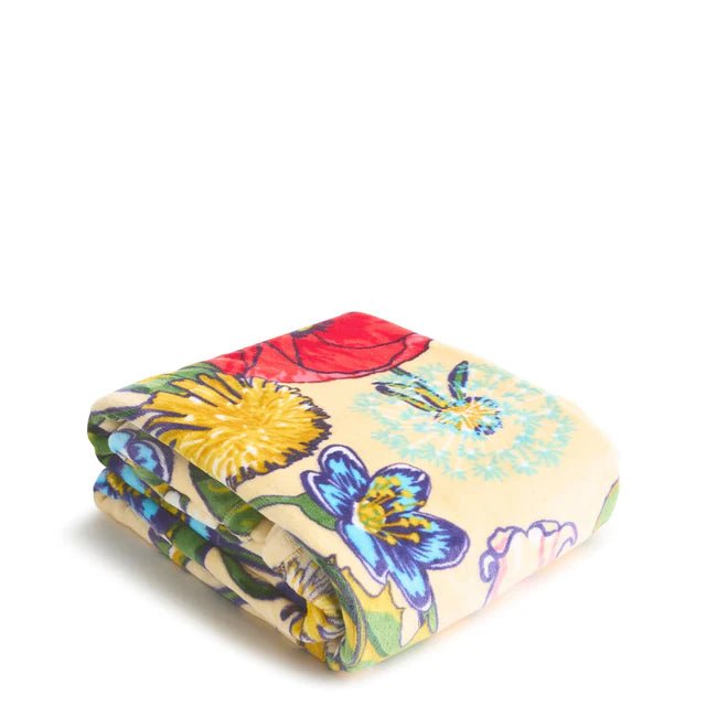 Vera Bradley Plush Blanket | All the Pretty Wildflowers - Juli's Wearable Art