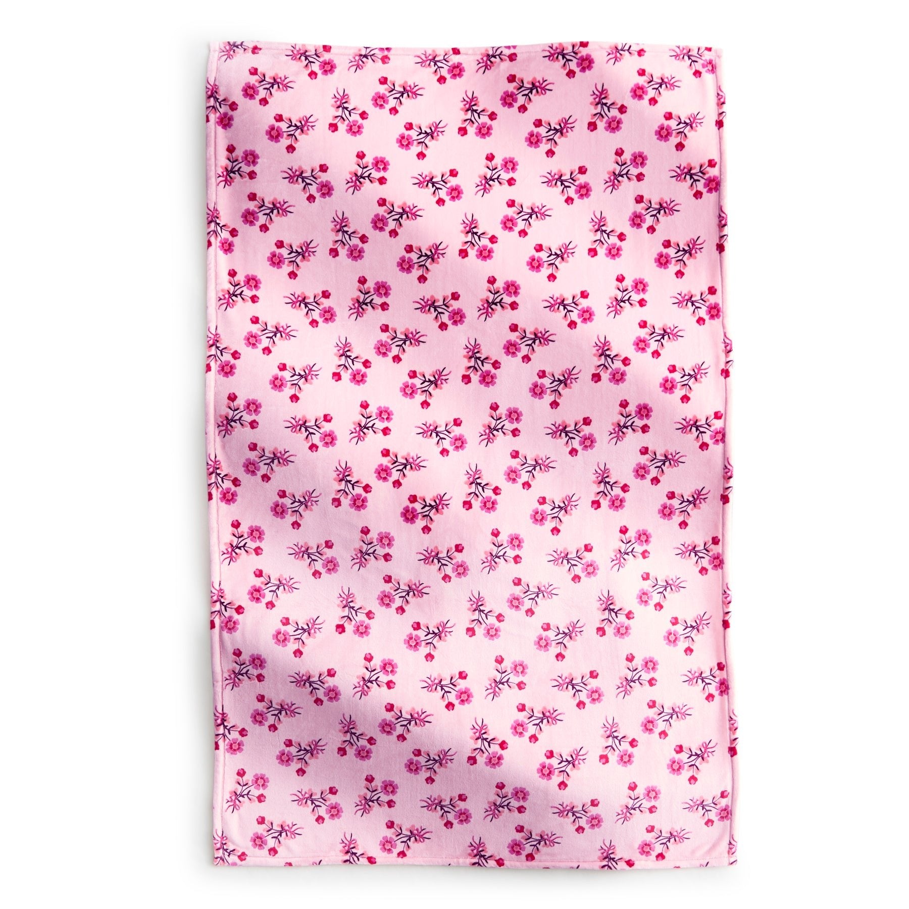 Vera Bradley Plush Throw Blanket | Melissa Ditsy Pink