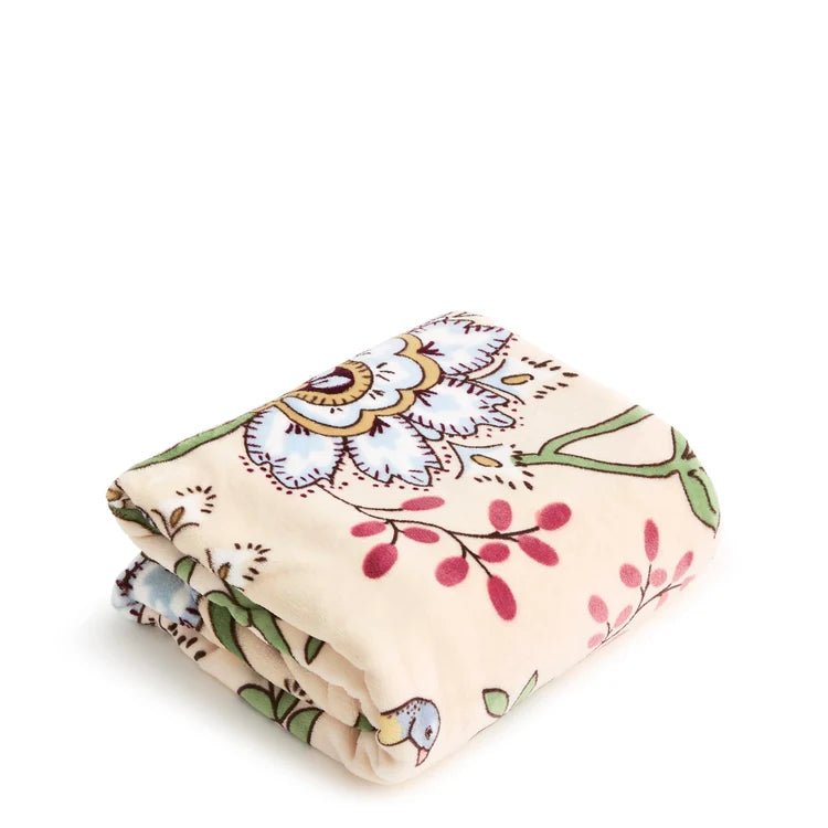Vera Bradley Plush Throw Blanket | Prairie Blooms