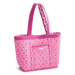 Vera Bradley Reversible | Hathaway Tote in Premium Cotton | Melissa Ditsy Pink - Juli's Wearable Art