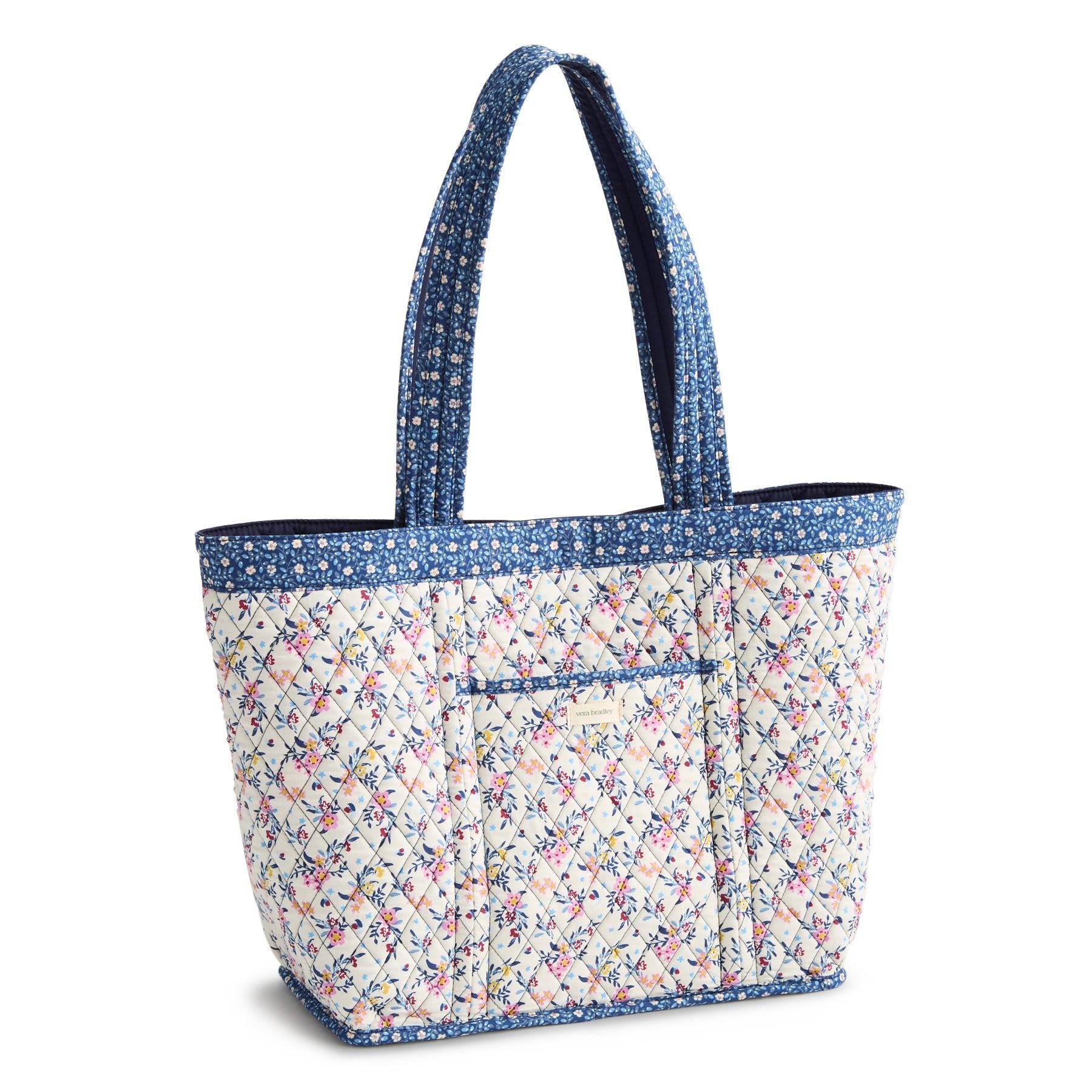 Vera Bradley Reversible | Hathaway Tote in Premium Cotton | Peacoat