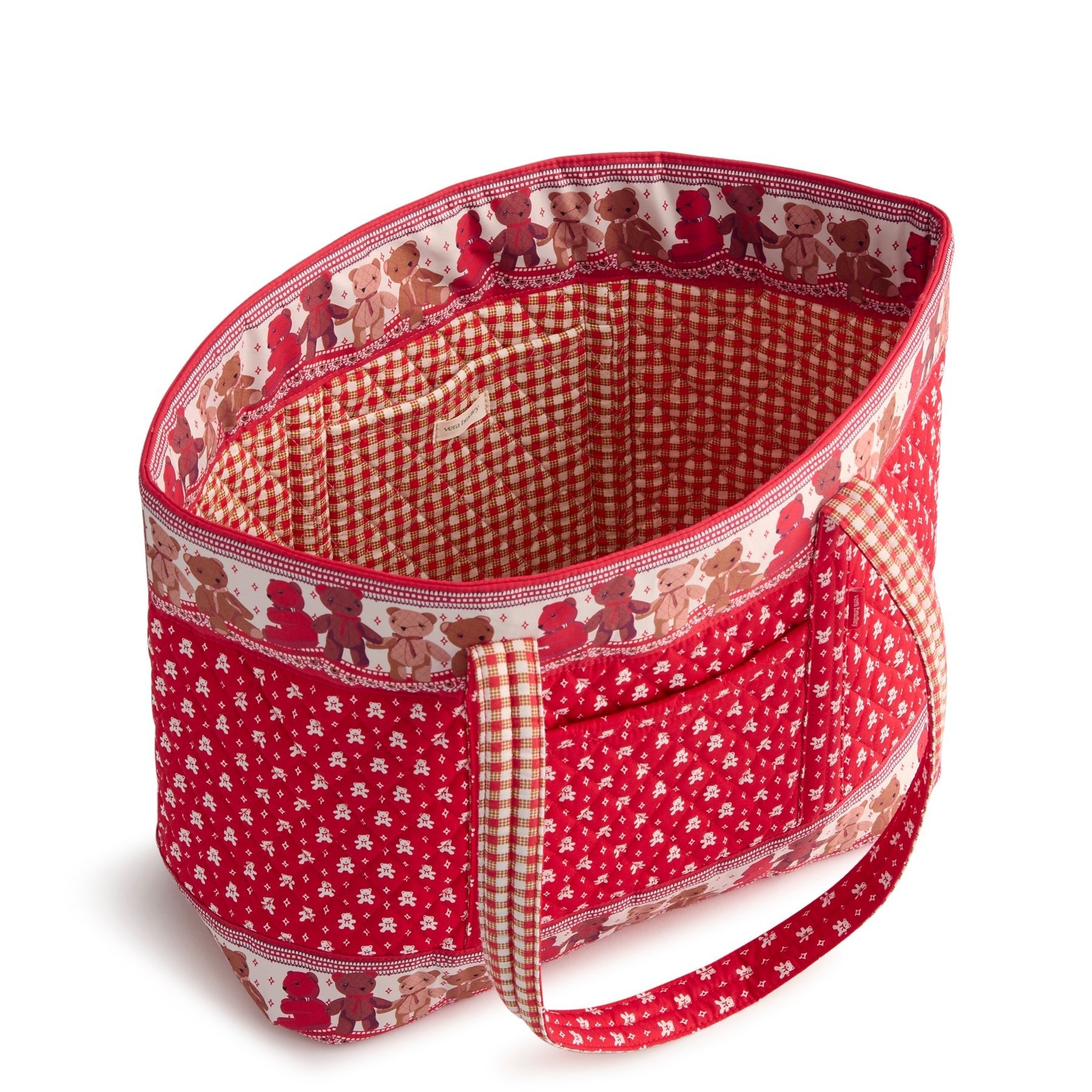 Vera Bradley Reversible Hathaway Tote | Premium Cotton | Beary Ditsy - Juli's Wearable Art