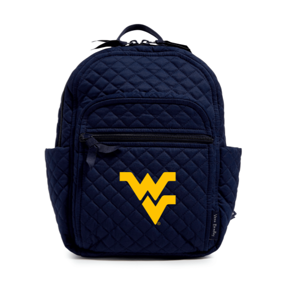 Vera Bradley Small Collegiate Backpack-West Virginia