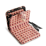 Vera Bradley Small Deluxe Tab Wallet | Premium Cotton | Melissa Ditsy - Juli's Wearable Art