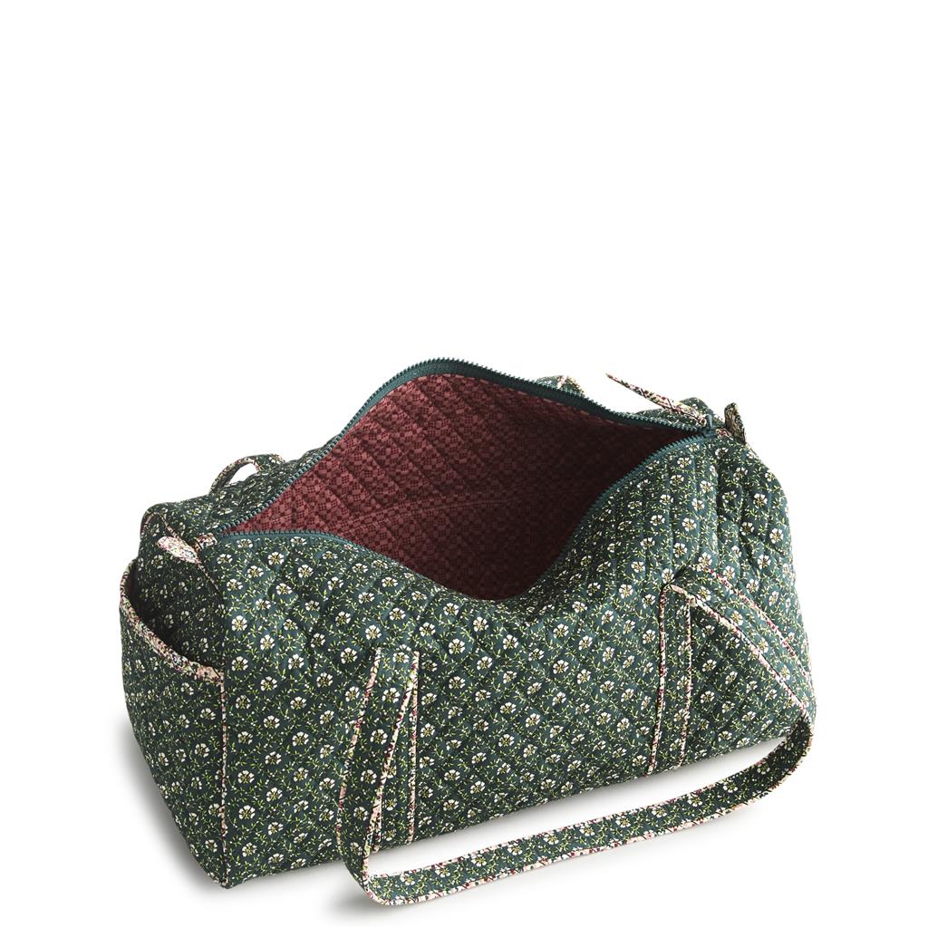 Vera Bradley Small Original Duffel in Premium Cotton - Mistletoe Lattice - Juli's Wearable Art