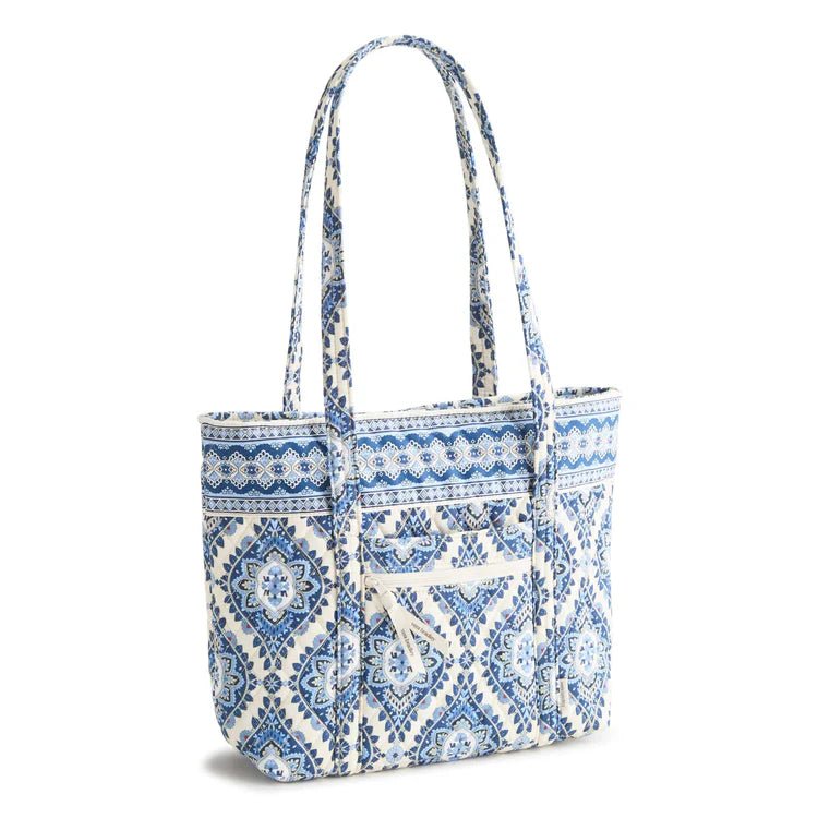 Vera Bradley Small Original Vera Tote | Cambridge Blues - Juli's Wearable Art